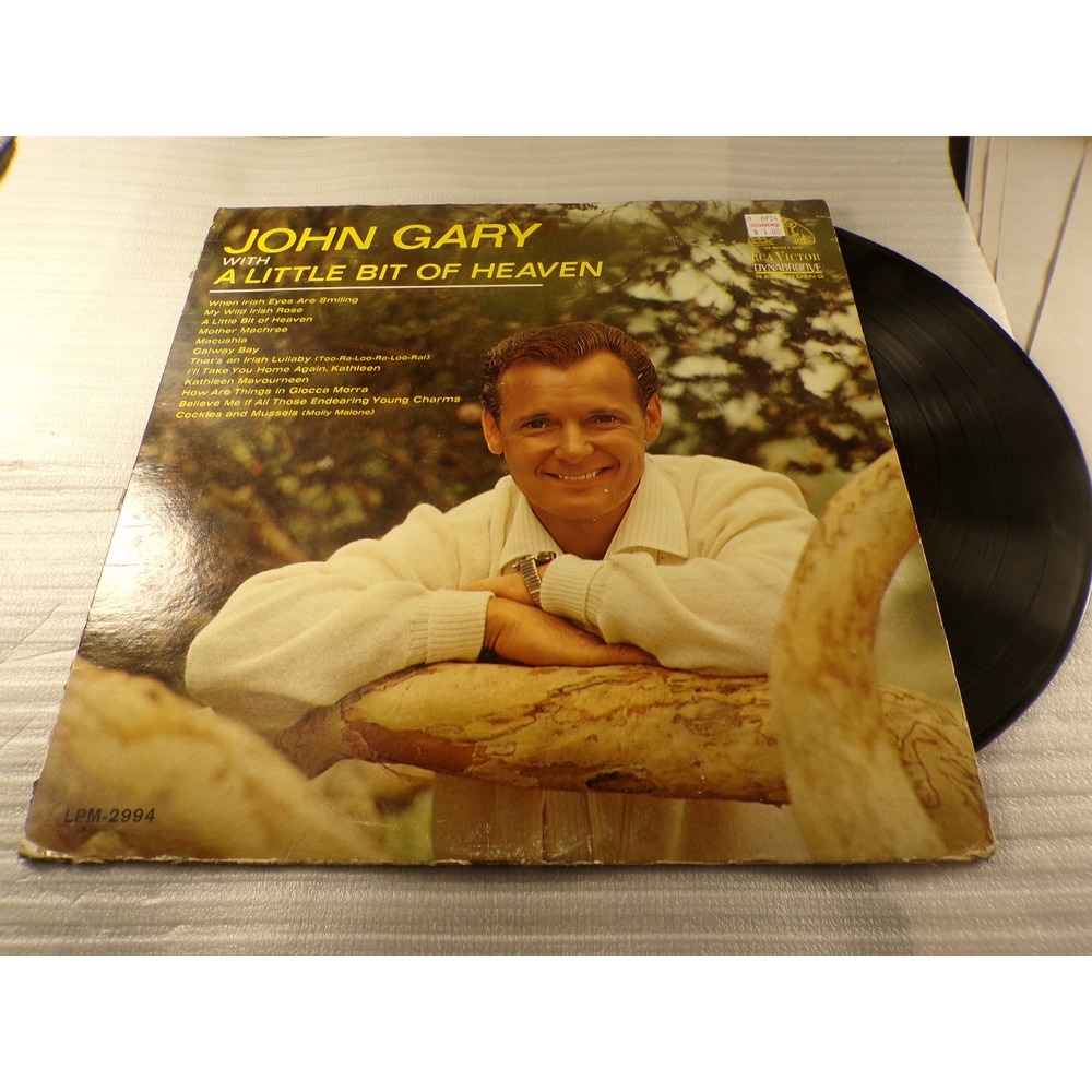 John Gary With A Little Bit Of Heaven Vinyl LP RCA Victor LPM-2994 Irish Pop 60s